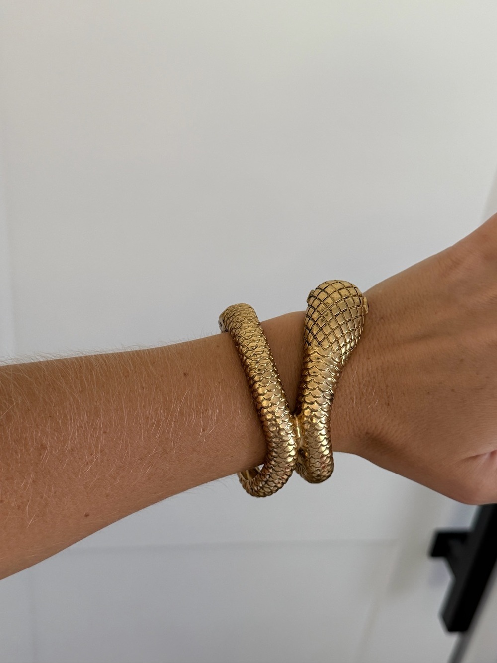 ZARA gold snake cuff